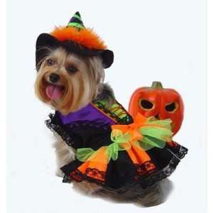   Love 0129 HW Halloween Witch Dog Costume Size 2   (9.25 L) Toys