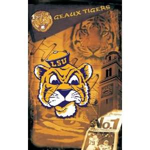 LSU Tigers Louisiana State Vintage Wall Mural Wallpaper  