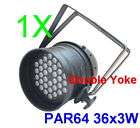 LED PAR Can 64 Double Yoke DJ DISCO Light 36x3W DMX 7CH