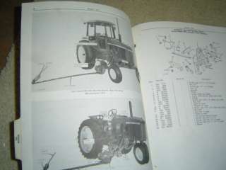 John Deere 250 tractor mower parts catalog manual  