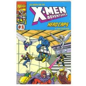  X Men Adventures #1 Hero Caps (9 caps included) Marvel 