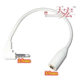 New 2.5mm Jack to 3.5mm Plug Adapter converter Cable  