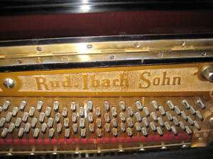 Rare Rud,IBACH Sohn Upright Baby Grand Piano 1904  