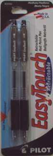 Pilot Easy Touch Retractable Pen   Pair   New Sealed  