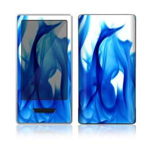  Microsoft Zune HD Decal Skin Sticker   Blue Flame 