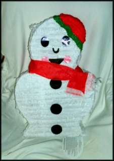 Snowman Pinata Party Christmas Winter  