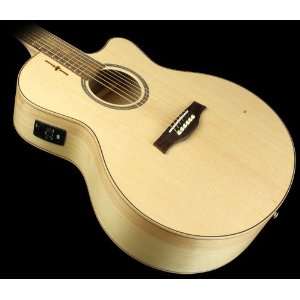   Mini Jumbo Acoustic Electric Guitar Semi Gloss Musical Instruments