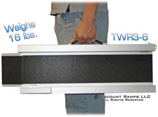 TELESCOPING WHEELCHAIR CHANNEL RAMPS TRACK RAMP (CL TWR3 9)  