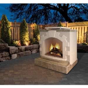    Cal Flame 48 Inch Outdoor Natural Gas Fireplace