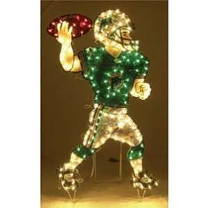  44 Lighted NFL Miami Dolphins Animated Lawn Football Player 