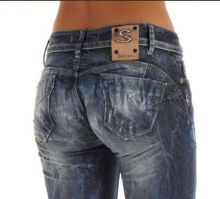 NEW SALSA Womens Jeans Push Up Wonder Slim (607) Retail$129 26 27 29 