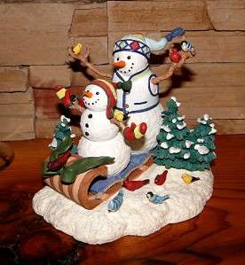 Lenox THE BEST KIND OF DAY SCULPTURE Lynn Bywaters Snowman Christmas 