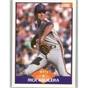  1989 Score #327 Rick Aguilera   New York Mets (Baseball 