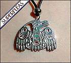 JOE WILSON British Columbia Salish RAVEN NECKLACE