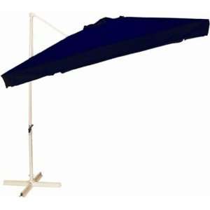   10 Foot Square Double Top Offset Umbrella, Blue Patio, Lawn & Garden