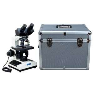 OMAX 40X 2000X Digital Binocular Compound Microscope with Built in 3 