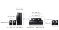 Samsung Factory Refurbished HW C560S Home Theater System  Free HDMI 