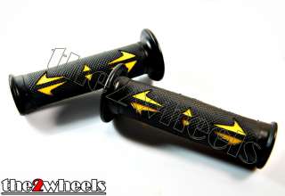 Motorcycle Handlebar Soft Rubber Hand Grips Spike 7/8”  