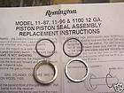 REMINGTON 1100/11 87 GAS PISTON SEAL SERVICE KIT