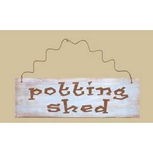    SaltBox Gifts XG618PS Potting Shed Sign Patio, Lawn & Garden