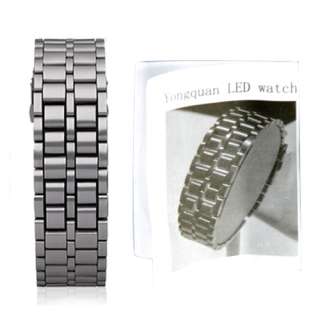 Ice Samurai Inspired Japanese Iron Blue LED Watch NEW  