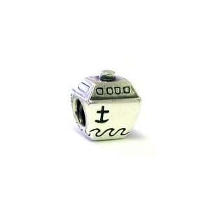   Ship with Anchor Bead   Fully Compatible with Pandora, Chamilia, Troll
