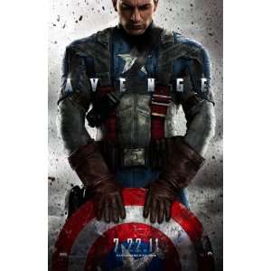  Captain America The Avenger 11x17 Master Print 
