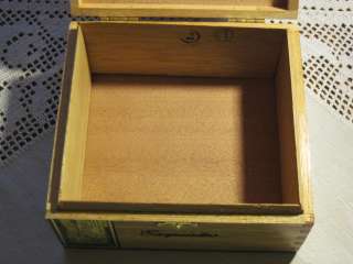 QUALITY ~ DEEP SIZED ~ Wooden Cigar Box ~ A. Fuente ~ 6 x 5.5 x 3 