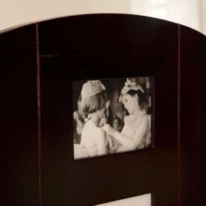 Personalized Memories Photo Frame Room Divider Screen   Rosewood 4 