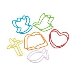 Pepperell Memory Shaped Rubber Bands 12/Pkg Love; 6 Items/Order 