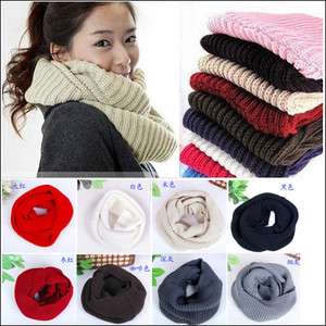 Fashion Women Scarves Girl Scarf Shawl Cotton knit Winter Neck Warmer 