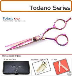 TITANIUM Hairdressing Hair Scissors, Barber Shears CRX4  