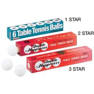  Martin Table Tennis Ping Pong Balls (Tube Of 6) WHITE TUBE 