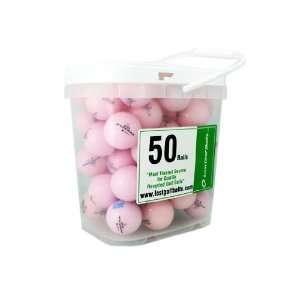  50 Pinnacle Crystal Pink Mix Models AAAAA Golf Balls in a 