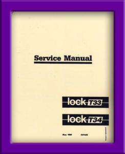 Elna Lock T 33, T 44 Sergers Service Manual & Parts CD  