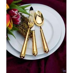    Ricci Argentieri Leopardo Gold Plate 5pc. Place Set