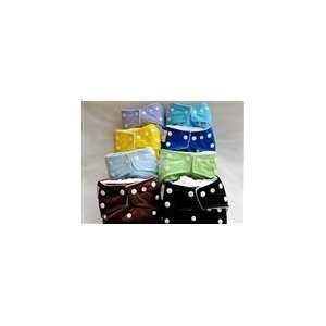   Cross Over Square Tab Snap One Size Pocket Diaper   Blue Water Baby