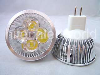 1p White MR16 4W 420lm LED Spot Light Ceiling Lamp Bulb  