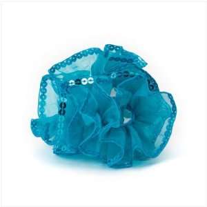  Turquoise Sequin Ponytail Holder Beauty