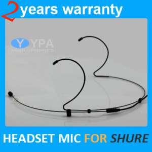 HEADSET MIC YPA MM5 BLACK Headworn FOR SHURE Wireless 608939638693 