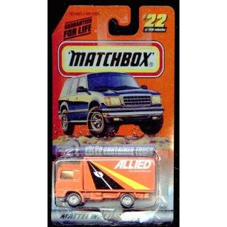 Matchbox 1999 22/100 Speedy Delivery ALLIED Volvo Container Truck 164 