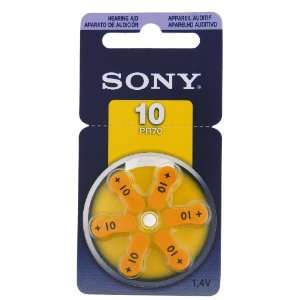  Sony Zinc Air 10 (PR70) Extra Advanced Hearing Aid Batteries 