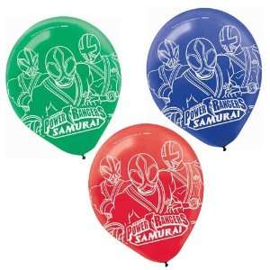  Power Rangers Samurai Printed Latex Balloons Party 