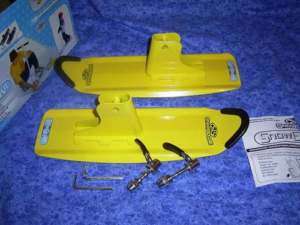 Snow Glyder Ski Scooter Conversion Kit Glider YELLOW  