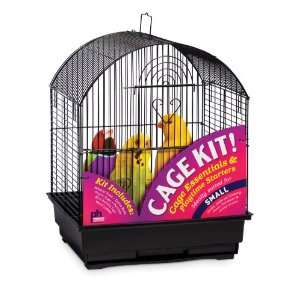  Prevue Hendryx 91101 Round Roof Bird Cage Kit, Black Pet 