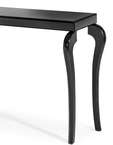 ZUO Voila Mirrored Black Modern Console Sofa Table 811938016663  