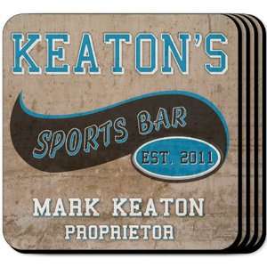  Sports Bar Coaster Set