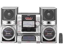 Sony LBT XG500   mini system   radio / 5xCD / dual cassette  