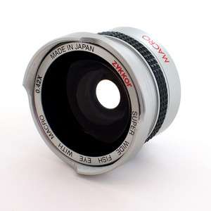 Fish Eye FishEye Lens 37mm 0.42x for Sony Camcorder Camera Wide Angle 