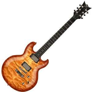   QM QUILTED MAPLE HONEYBURST ELECTRIC GUITAR Musical Instruments